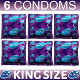 6X Mates King Size Condoms Male Condom